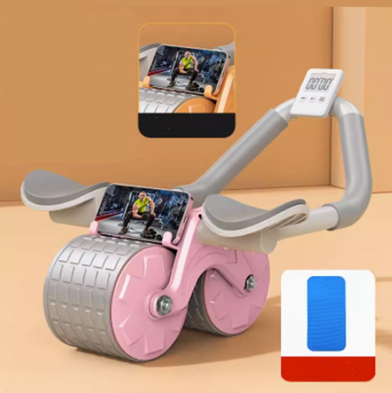 Automatic Rebound Belly Wheel Fitness Equipment