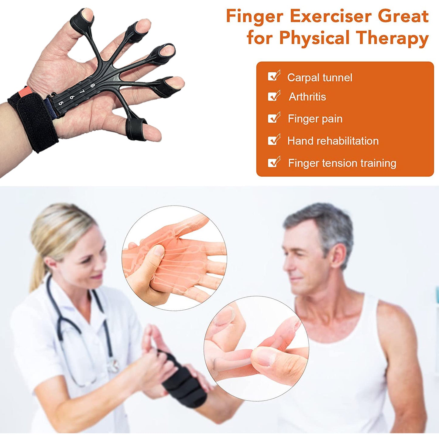 Finger Exercises Trainer Hand Grip