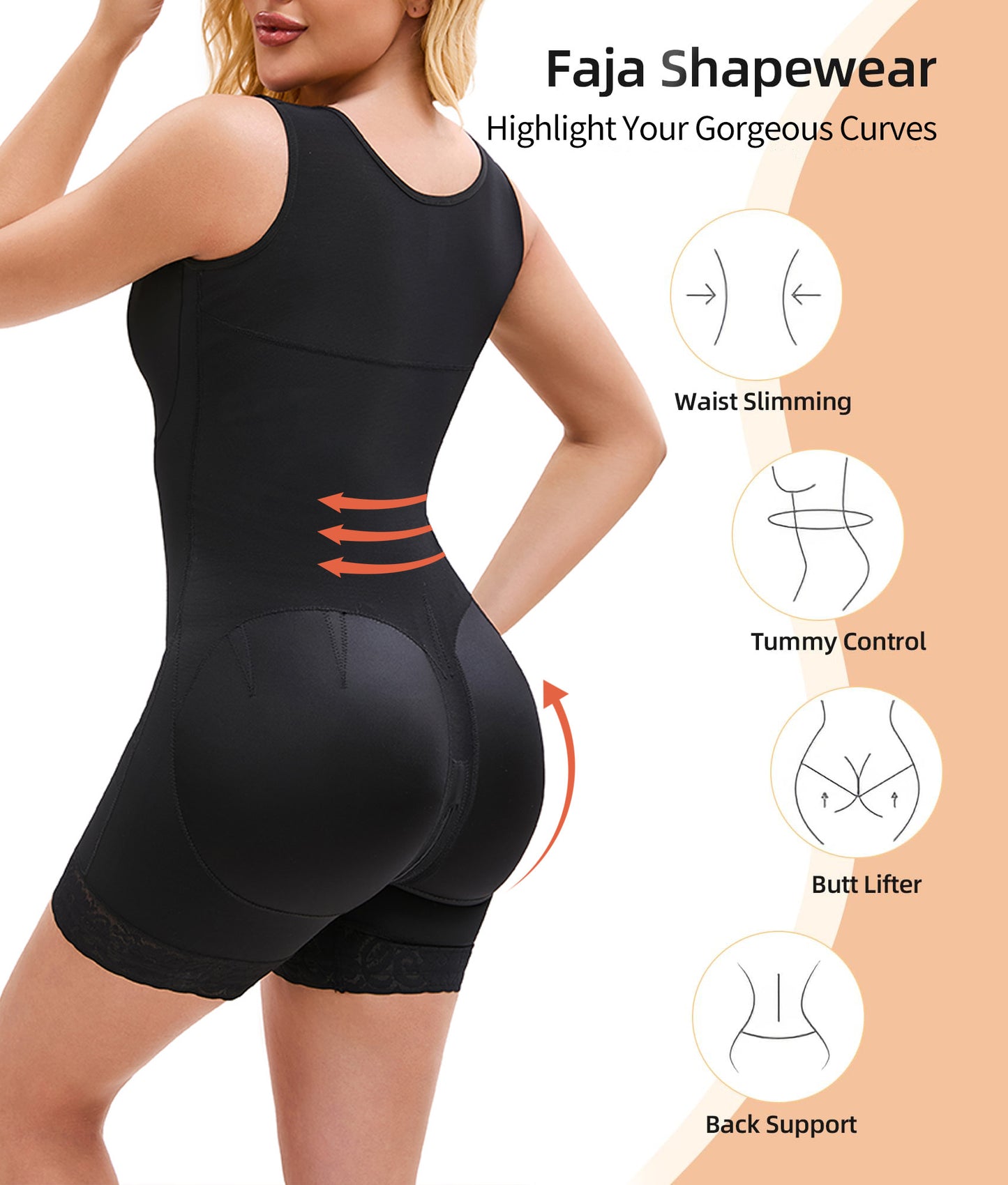 Tummy Control Fajas Colombiana Shapewear