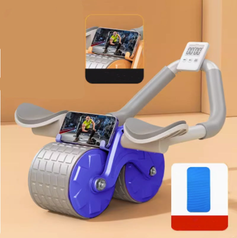 Automatic Rebound Belly Wheel Fitness Equipment