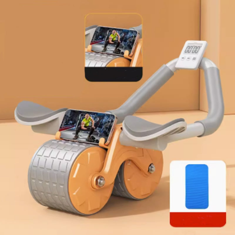 Automatic Rebound Belly Wheel Fitness Equipment
